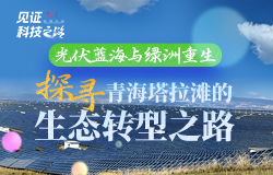 探寻青海塔拉滩的生态转型之路这里，曾是风沙漫天的戈壁滩，随着光伏园区的建设，草绿了，羊长膘了，牧民增收了！一起探寻塔拉滩的“绿色密码”。